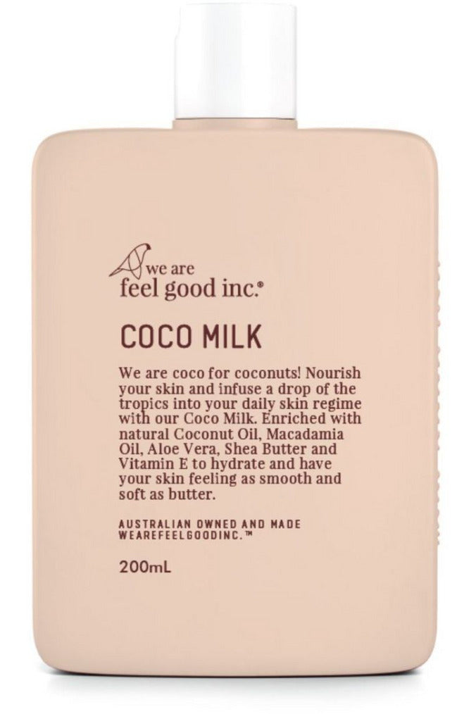 Coco Milk Moisturiser Body Moisturisers 200ml We Are Feel Good Inc.