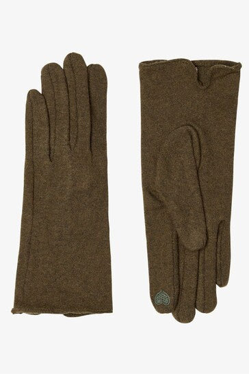 Wilma Gloves - Khaki Gloves S/M,M/L Unmade Copenhagen