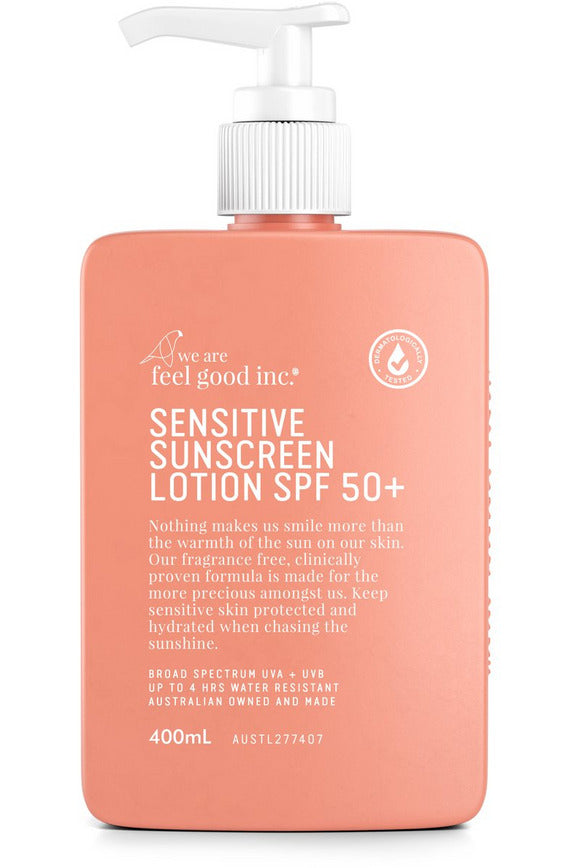 Sensitive Sunscreen SPF50+ Sunscreen 400ml We Are Feel Good Inc.