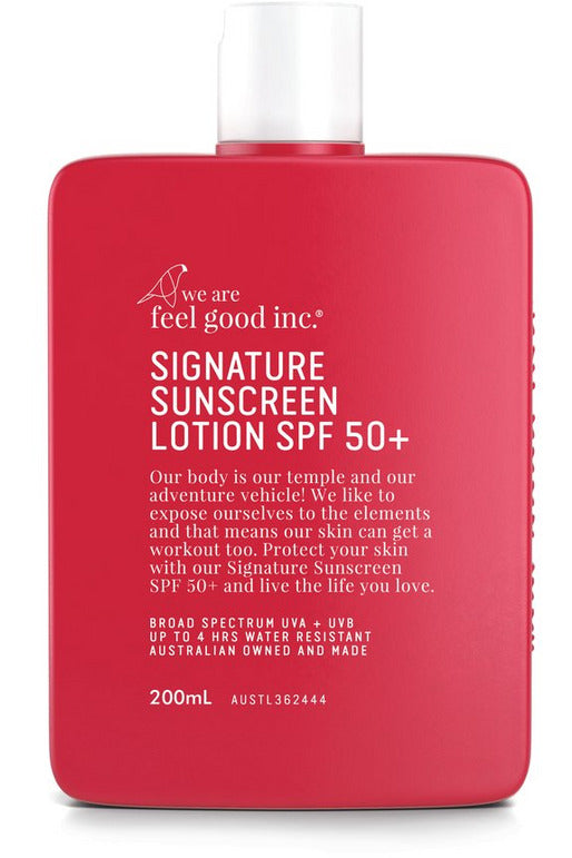Signature Sunscreen SPF50+ Sunscreen 200ml We Are Feel Good Inc.