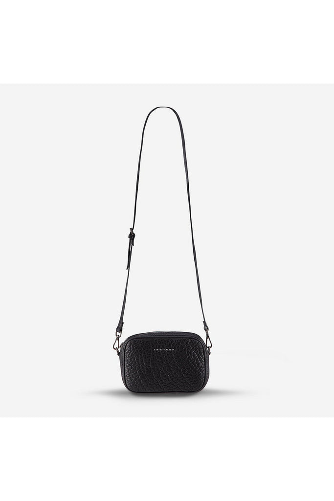 Plunder Bag | Black Bubble Shoulder + Crossbody Bags Status Anxiety