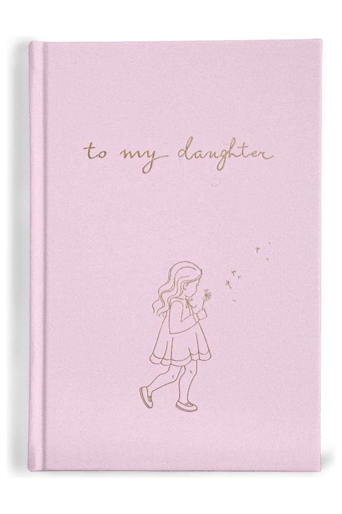 Baby Journal | To My Daughter Illustrated | Pink Baby + Child Keepsake Books Forget Me Not - Keepsake Journals