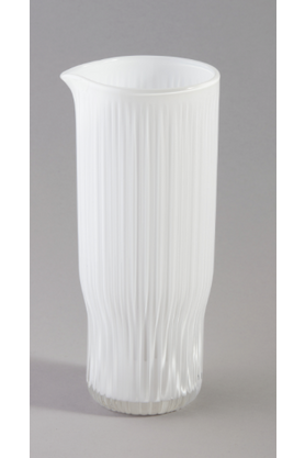 Nel Lusso Milano Water Carafe White Glass, Glass Water Carafe