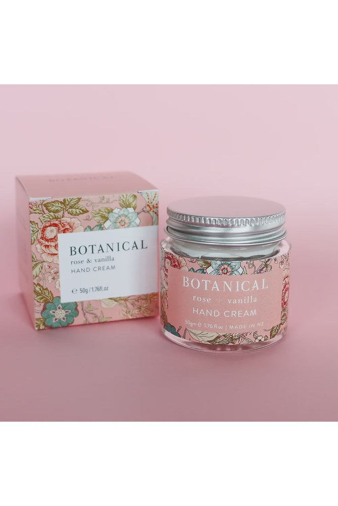 Rose + Vanilla Handcream Hand + Nail Care Botanical Skincare