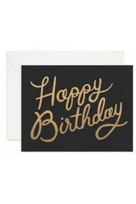 Greeting Card | Shimmering Happy Birthday Birthday Greeting Card Rifle Paper