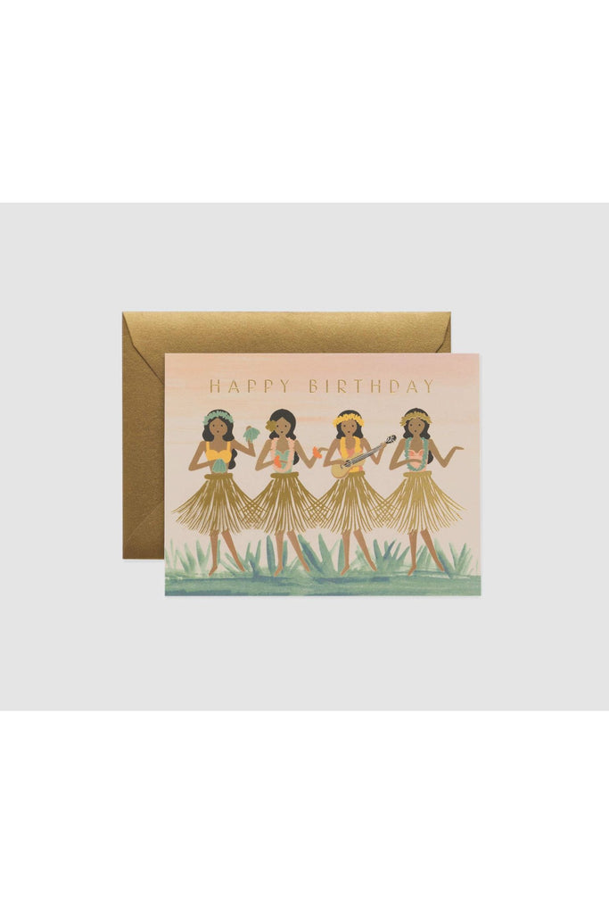 Greeting Card | Hula Birthday Birthday Greeting Card Rifle Paper