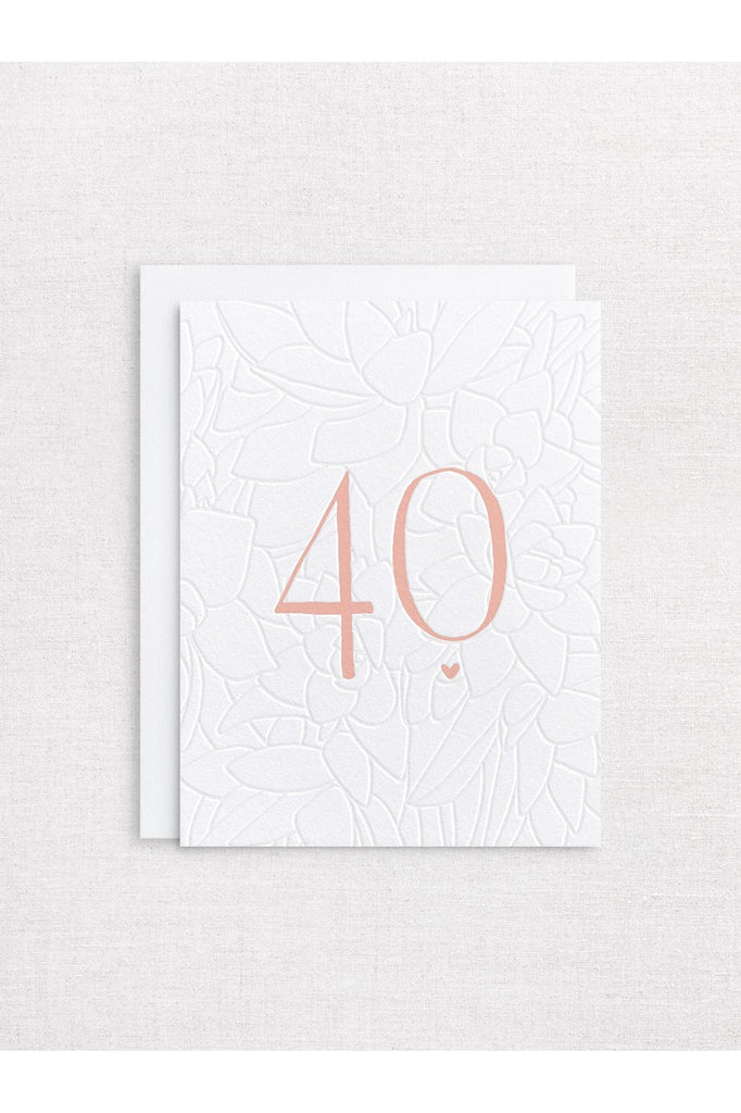 Greeting Card | 40th Birthday Birthday Greeting Card Inker Tinker