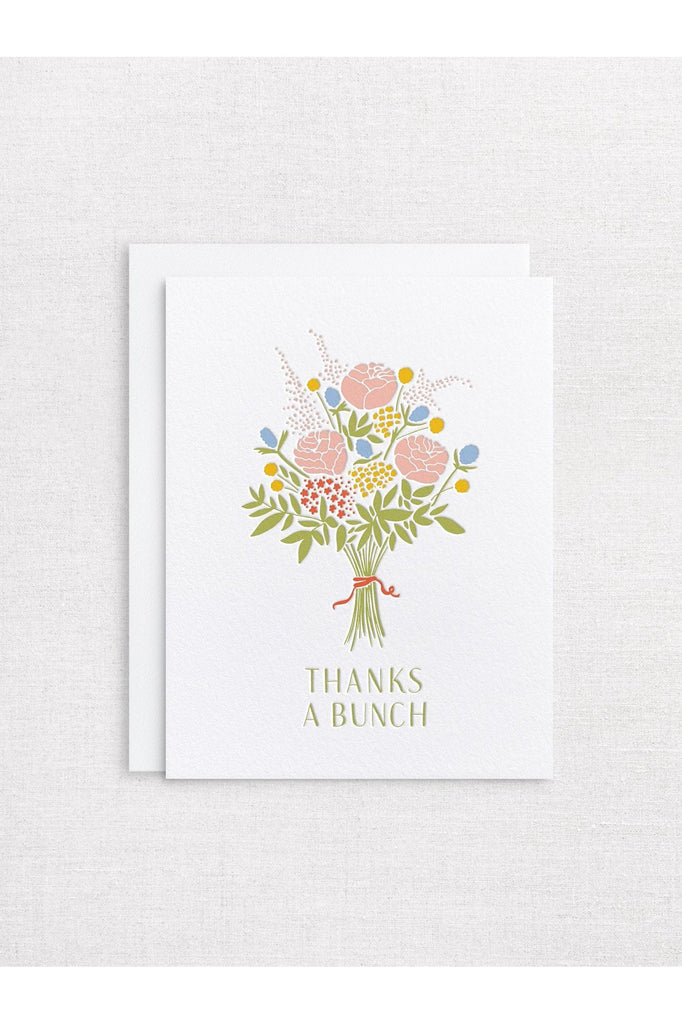 Greeting Card | Thanks a Bunch                                                 ( IT) Thank You Greeting Card Inker Tinker