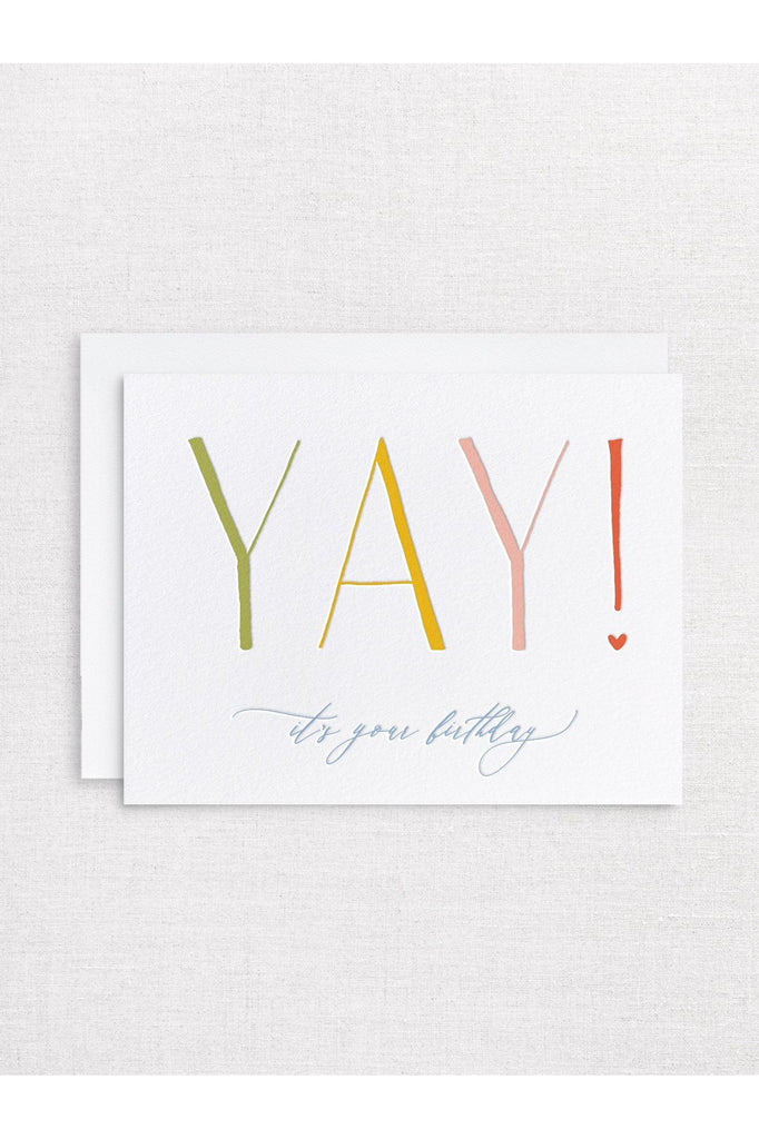 Greeting Card | YAY! It's Your Birthday Birthday Greeting Card Inker Tinker