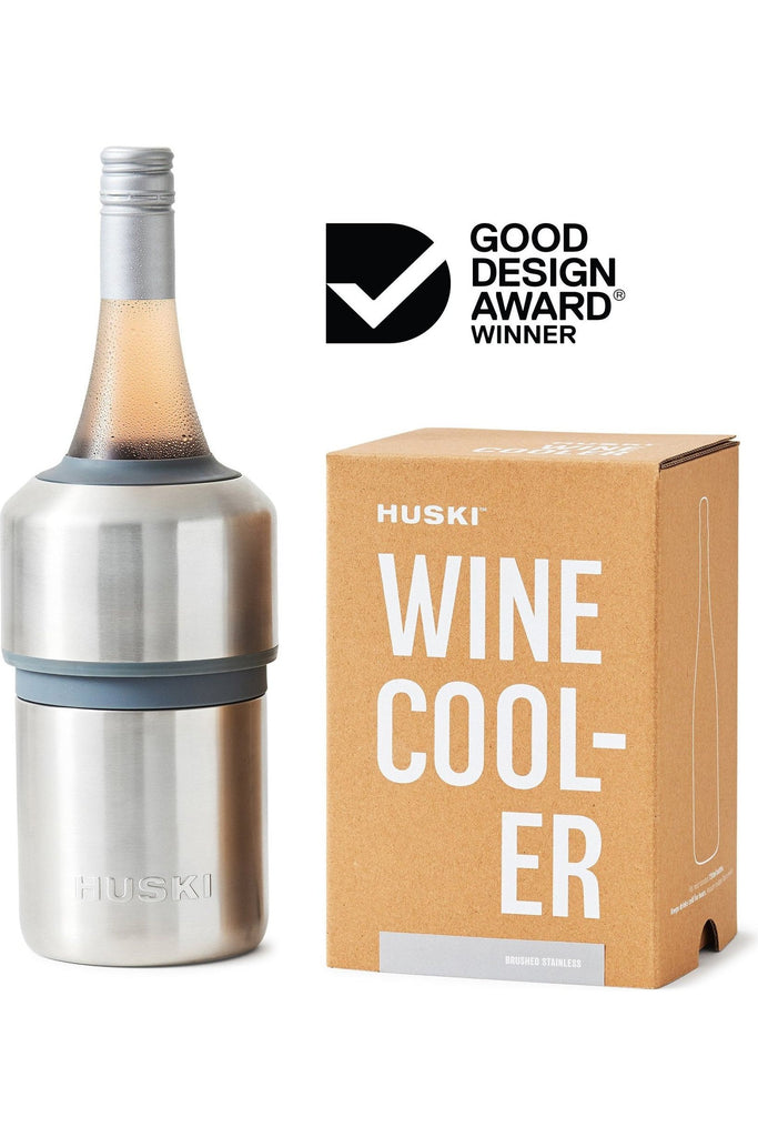 Wine Cooler | 6 Finishes Beer + Wine Coolers + Cool Tumblers Brushed Stainless Huski