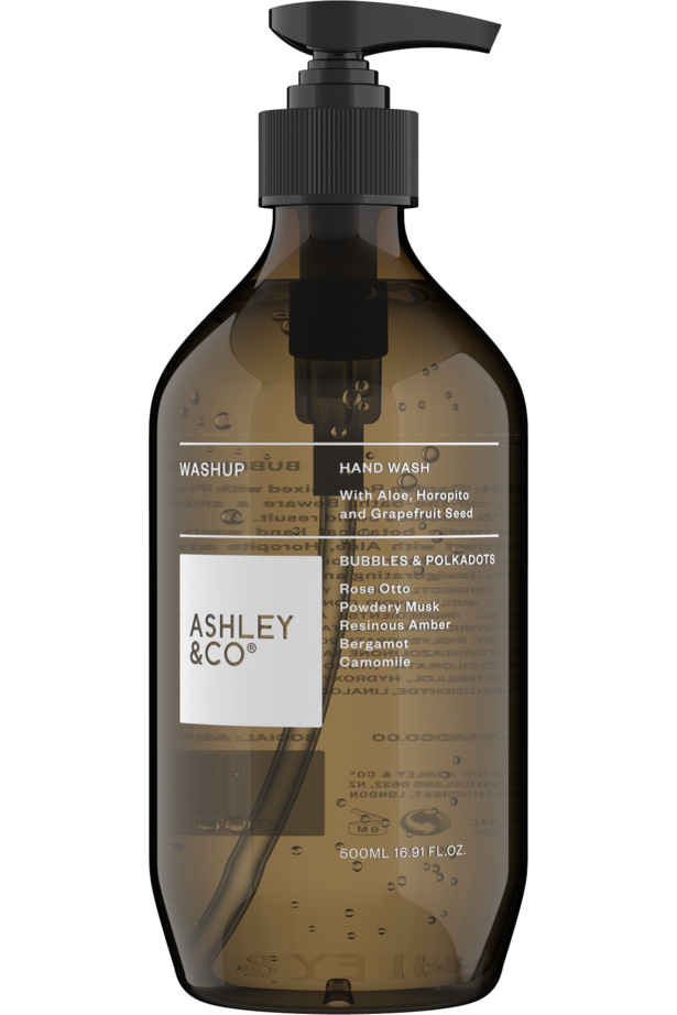 Ashley & Co Wash Up Liquid Fragrance Handsoap Bubbles & Polkadots