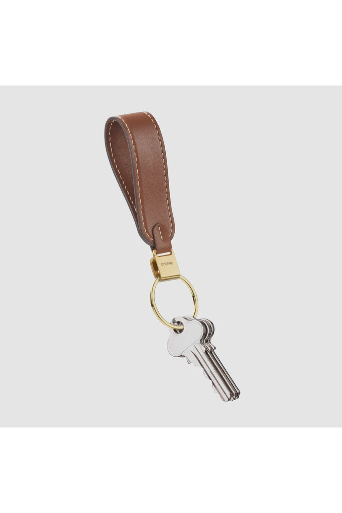 Leather Loop Keychain | Caramel Keyrings Orbitkey