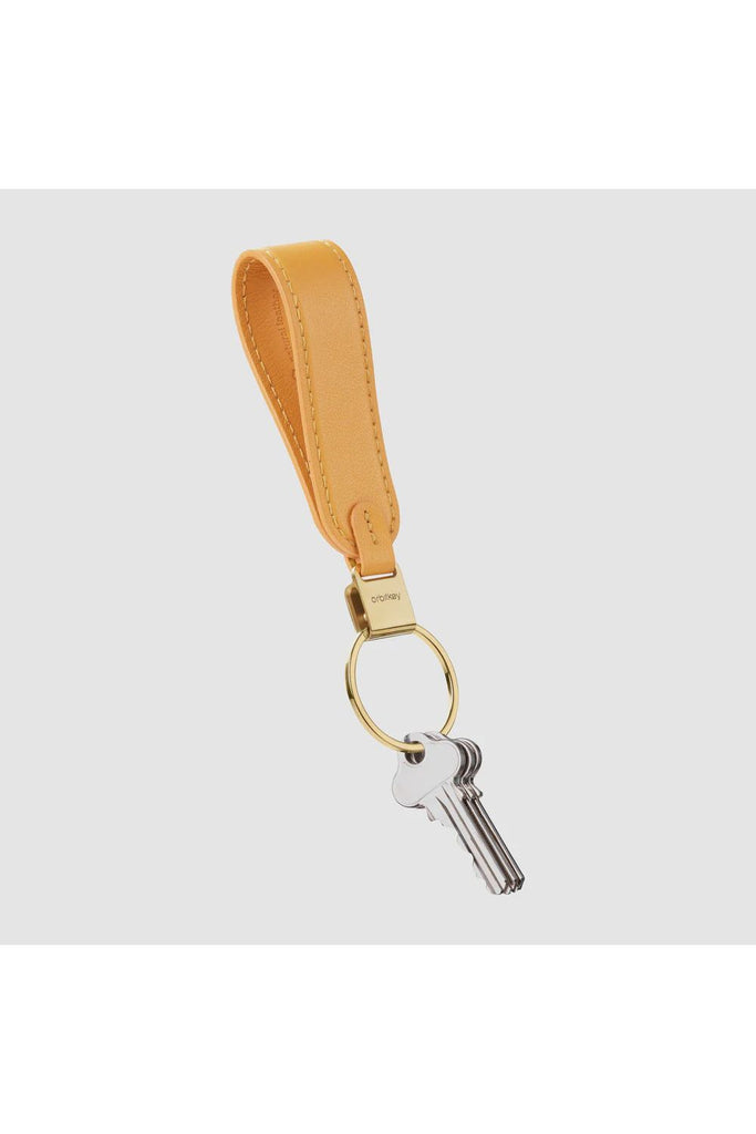 Leather Loop Keychain | Orange Keyrings Orbitkey