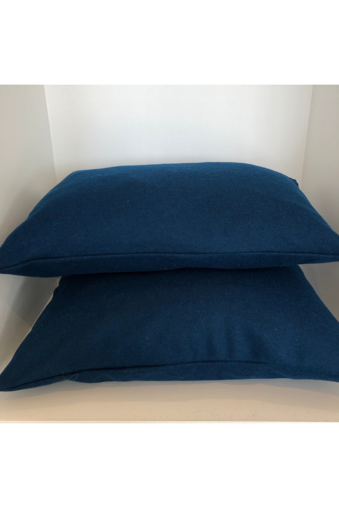 Crisp Home Wool Cushion Cover - Marine