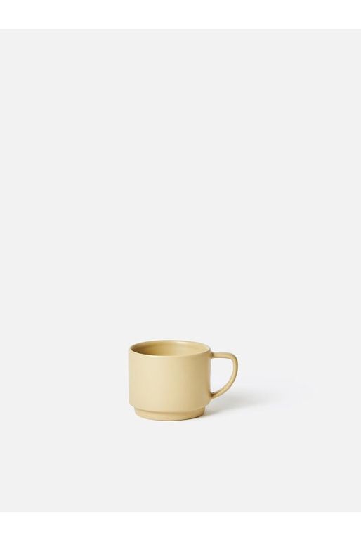 Citta Copo Stacking Mug in Cider Neutral Warm Yellow Oatie Colour