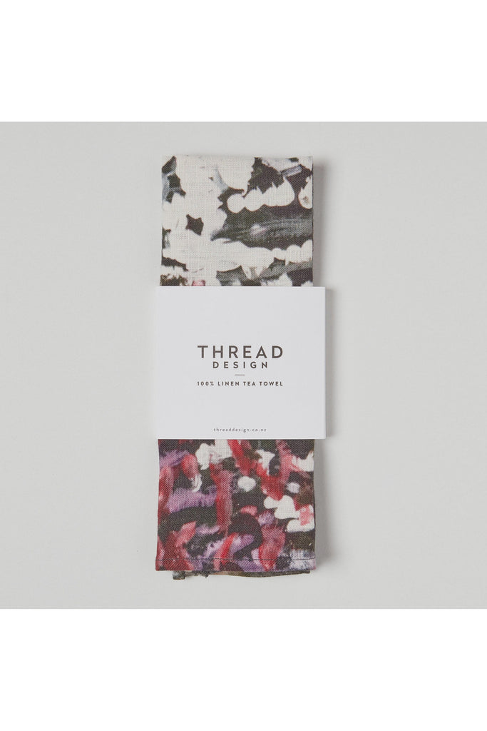 Secret Garden Linen Tea Towel Tea Towels Thread Design