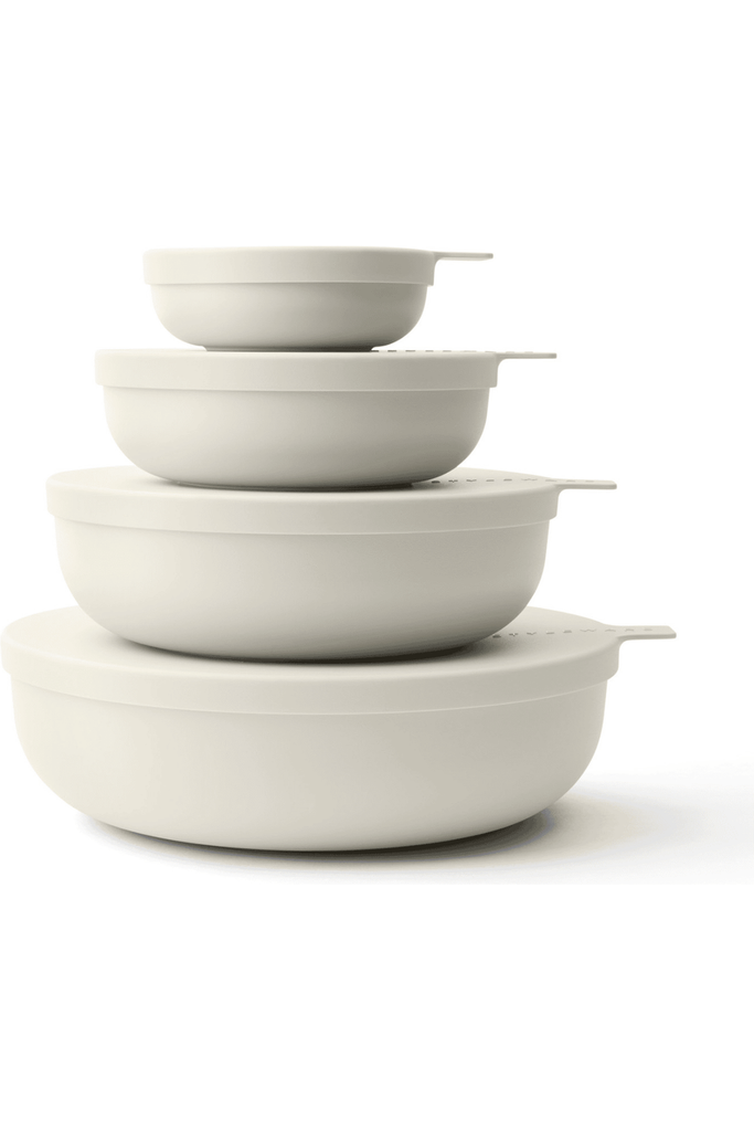 4 Piece Nesting Bowl Collection | Dune Lunch Boxes + Portable Bowls + Travel Cutlery Styleware