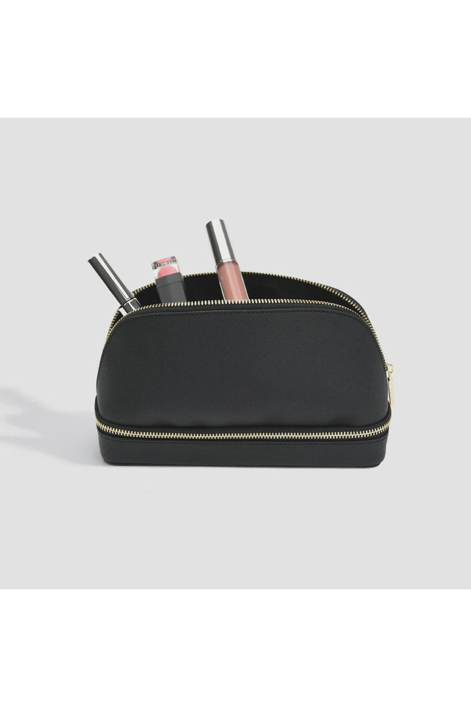 Makeup Bag | Black Makeup + Toiletry Bags Stackers