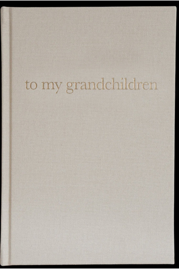 To My Grandchildren | Latte Baby + Child Keepsake Books Forget Me Not - Keepsake Journals