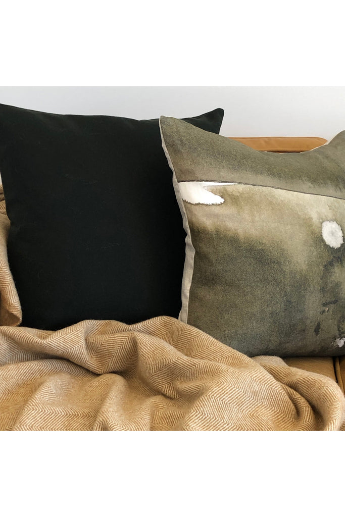 Crisp Home Wool Cushion Cover - Khaki